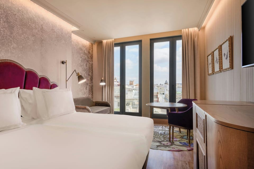 Hypo-allergenic bedding, pillowtop beds, minibar, in-room safe