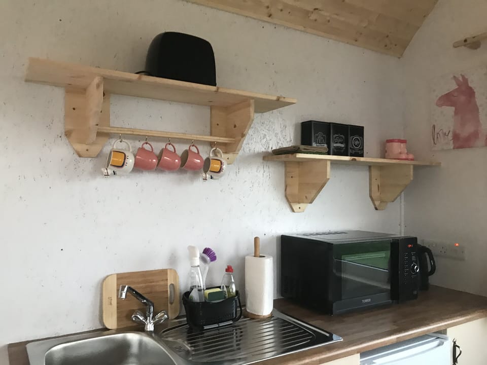 Studio | Private kitchen | Fridge, microwave, electric kettle, toaster
