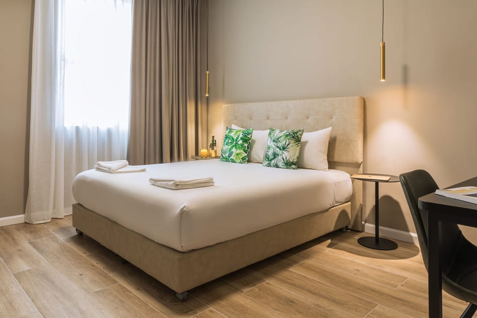 Blackout drapes, iron/ironing board, rollaway beds, free WiFi