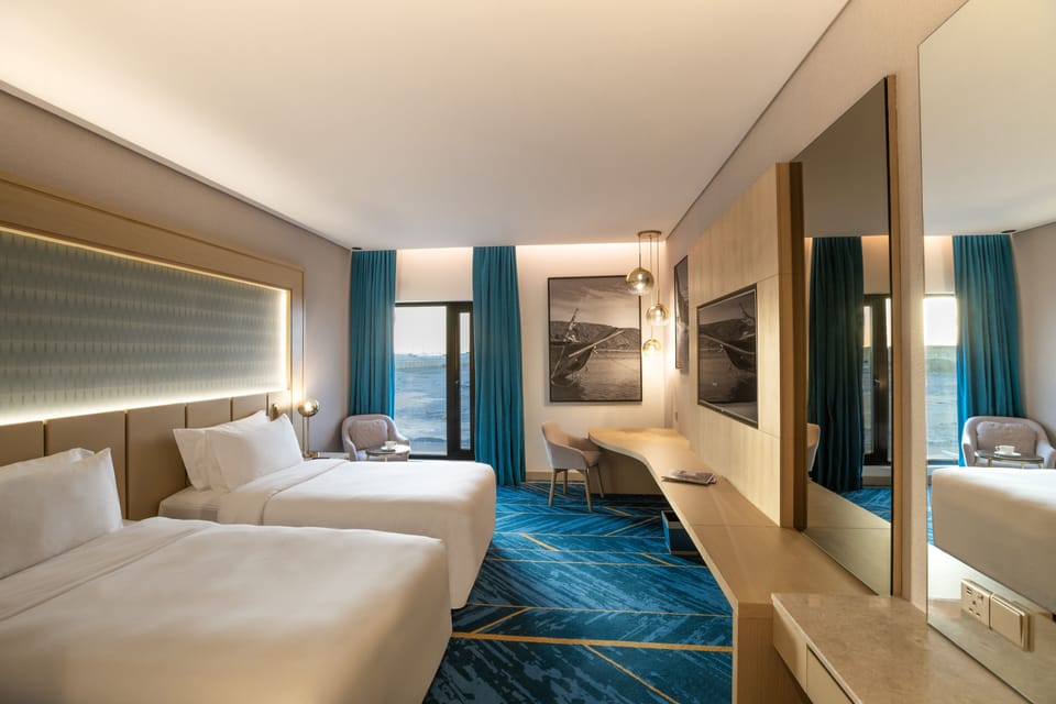 Minibar, in-room safe, desk, blackout drapes