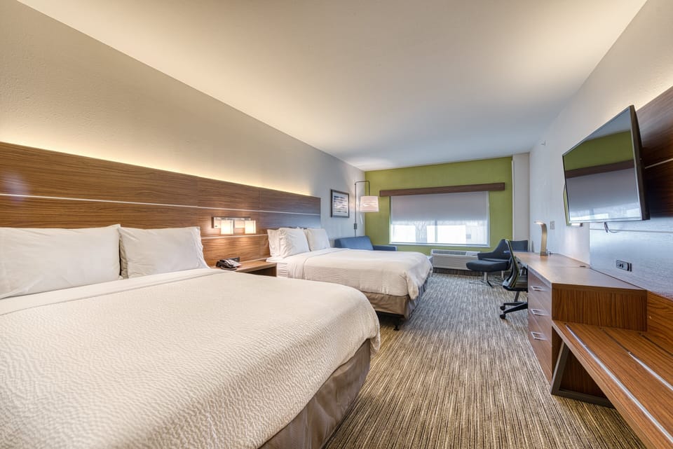 Suite, 2 Queen Beds, Accessible Bathtub (Communications, Accessible Tub) | 1 bedroom, in-room safe, desk, iron/ironing board