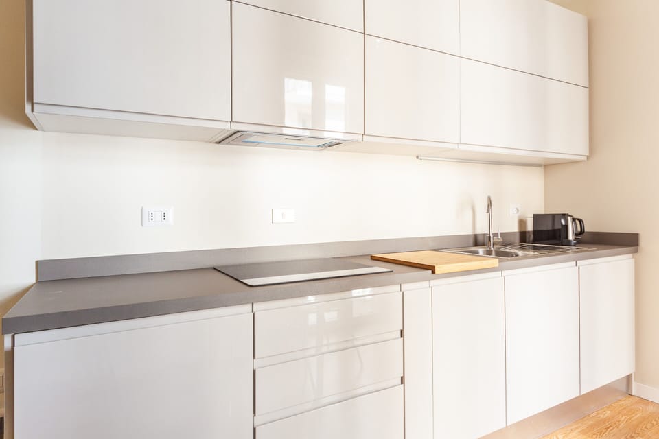 Apartment, 1 Bedroom | Private kitchen | Fridge, microwave, stovetop, dishwasher