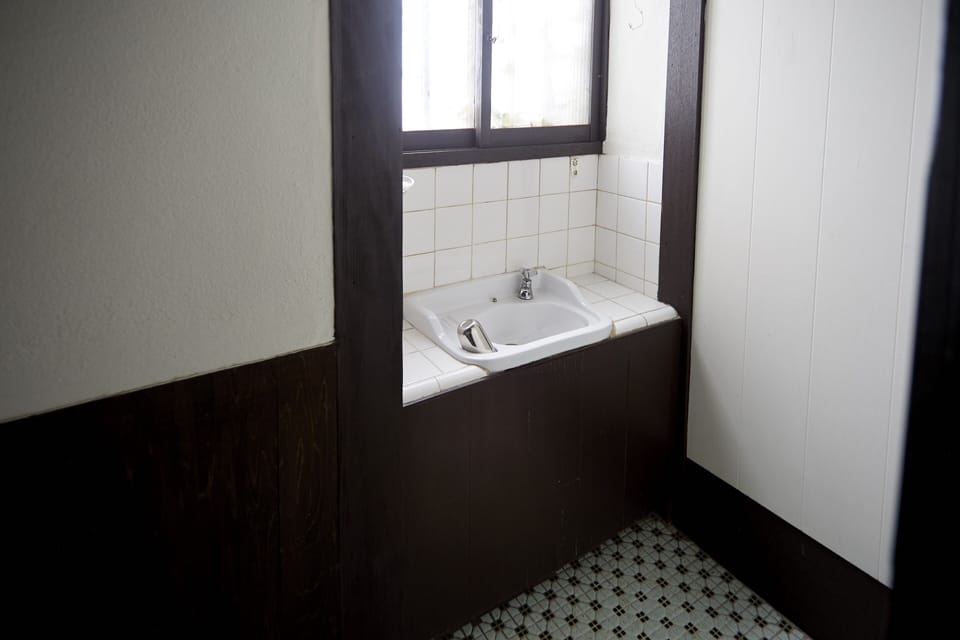 Separate tub and shower, deep soaking tub, rainfall showerhead