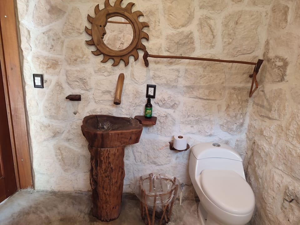 Cabin | Bathroom | Shower, designer toiletries, towels, soap