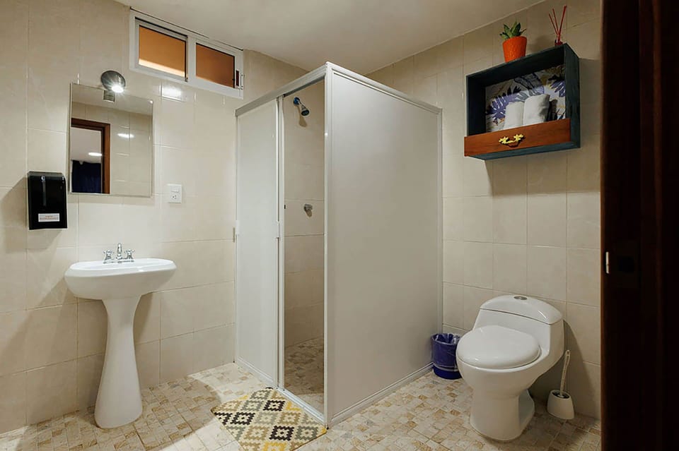 Superior Quadruple Room | Bathroom | Shower, towels, soap, shampoo