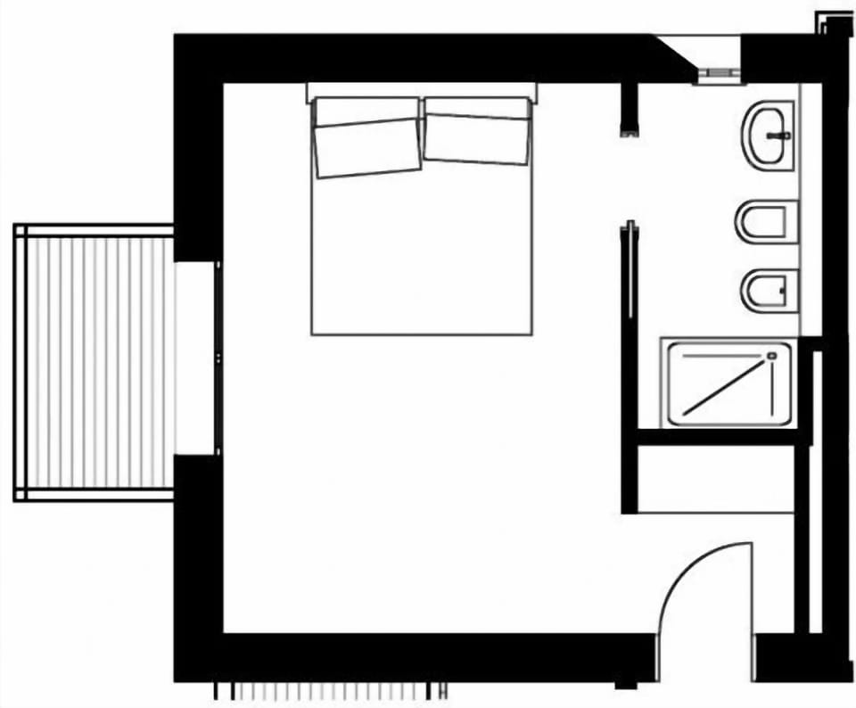 Superior Double Room | Floor plan