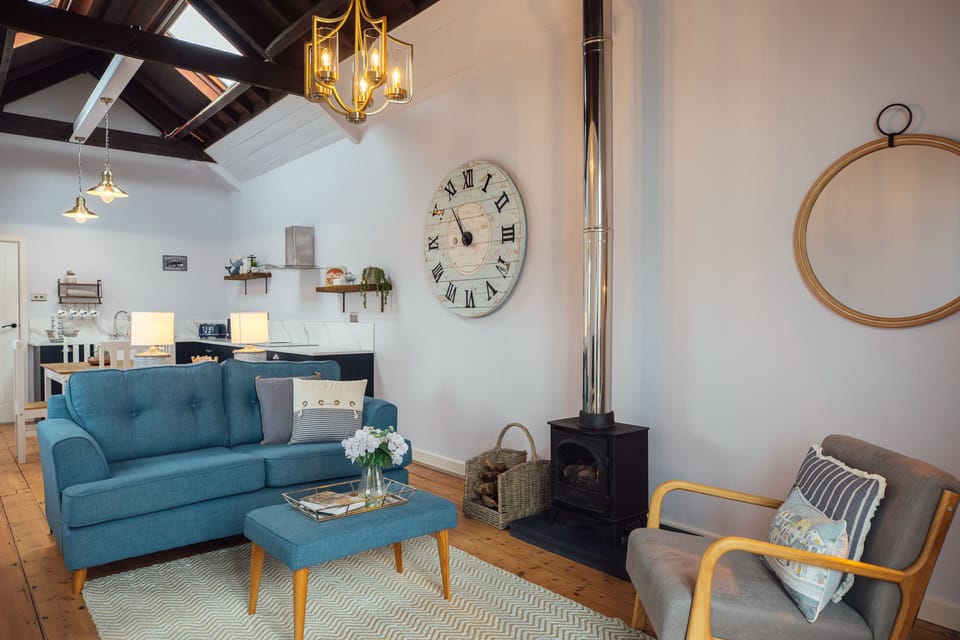 The Shores Self Catering Apartment | Living area | 43-inch Smart TV with digital channels, TV