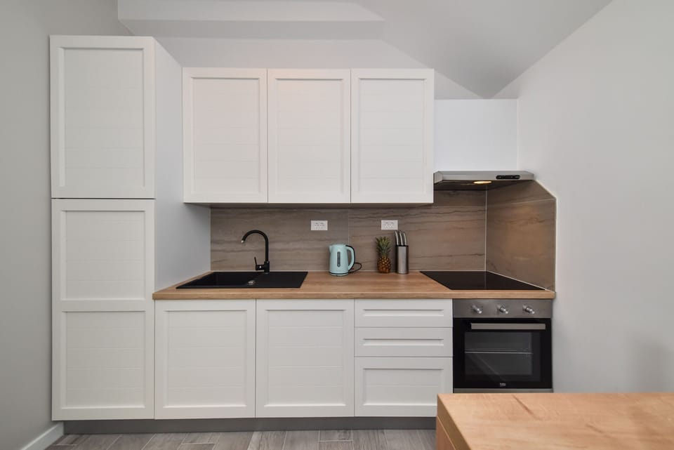 Villa, 2 Bedrooms, Private Pool, Sea View | Private kitchen | Microwave, oven, dishwasher, coffee/tea maker