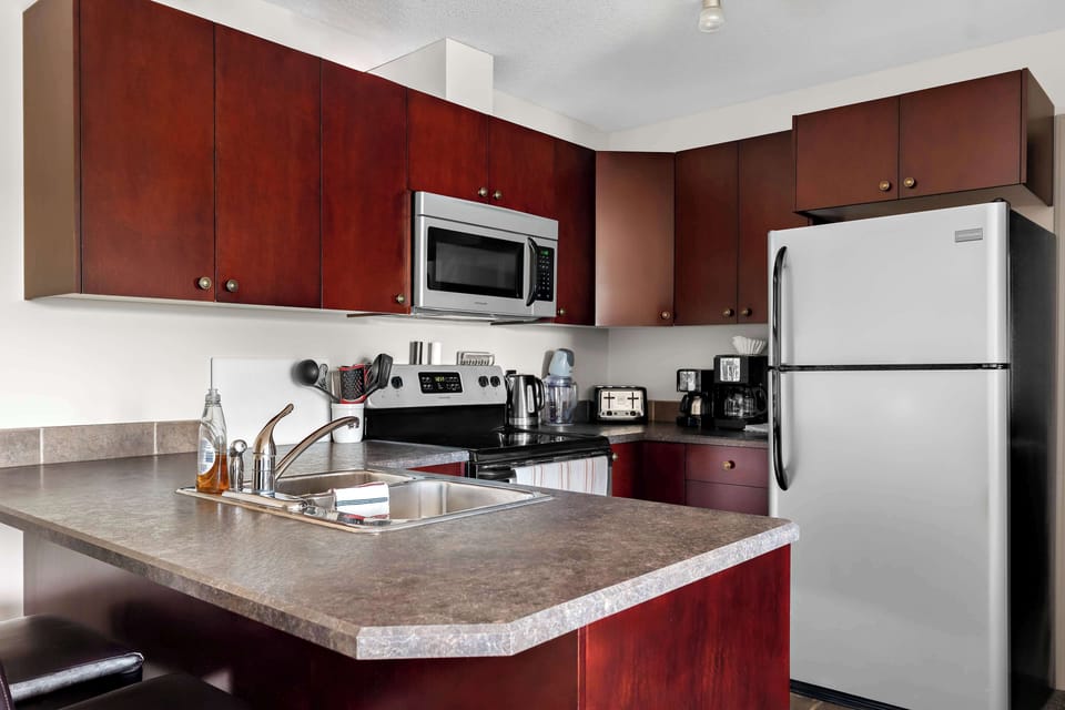 Suite, 1 Queen Bed, Non Smoking, Kitchen (Full Kitchen) | Private kitchenette | Coffee/tea maker, freezer