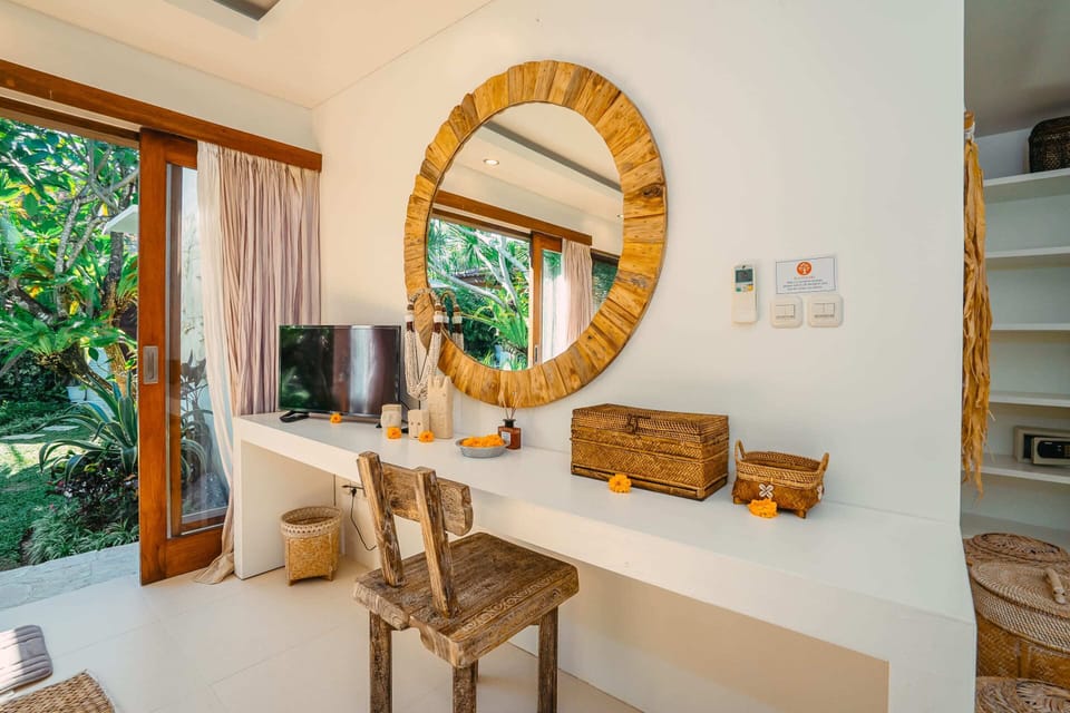 Basic Villa, Multiple Beds | Living area | 32-inch TV with digital channels, stereo
