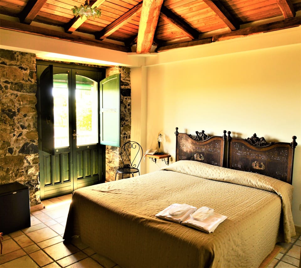 Comfort Double Room, Garden View, Garden Area | Frette Italian sheets, premium bedding, down comforters, minibar