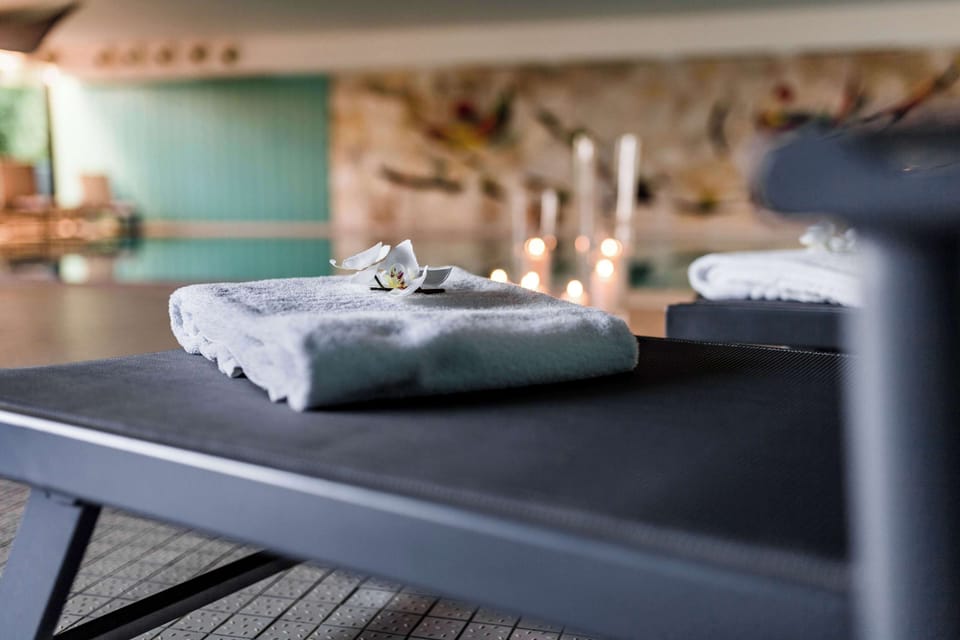Reflexology, massage/treatment rooms, manicures and pedicures, massages