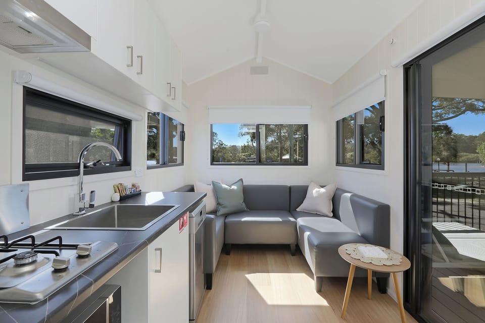 Tiny Home - Sleeps 2 - Dog Friendly | Private kitchen | Coffee/tea maker, fridge, microwave, stovetop