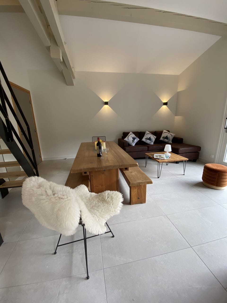 Appartement N1, deux chambres deux mezza | Living area | Flat-screen TV