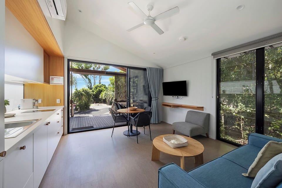 Premium Villa - Sleeps 5 | Living area | 32-inch TV with digital channels