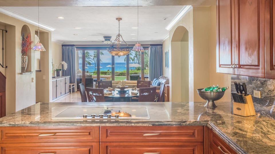 Villa, 2 Bedrooms, Ocean View | Private kitchen | Full-size fridge, microwave, stovetop, dishwasher