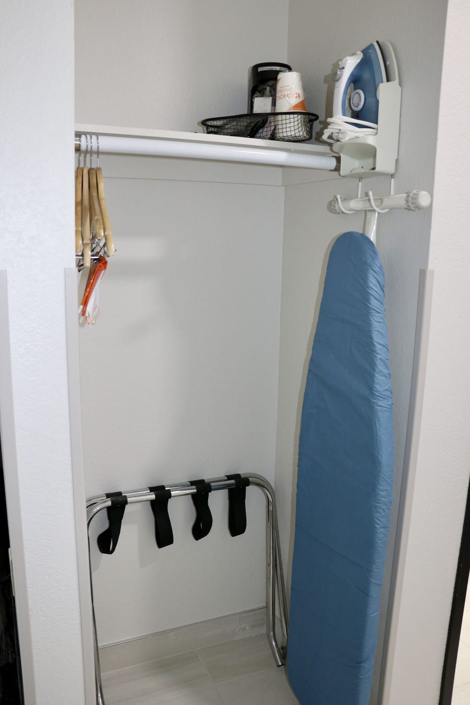 Down comforters, pillowtop beds, desk, blackout drapes