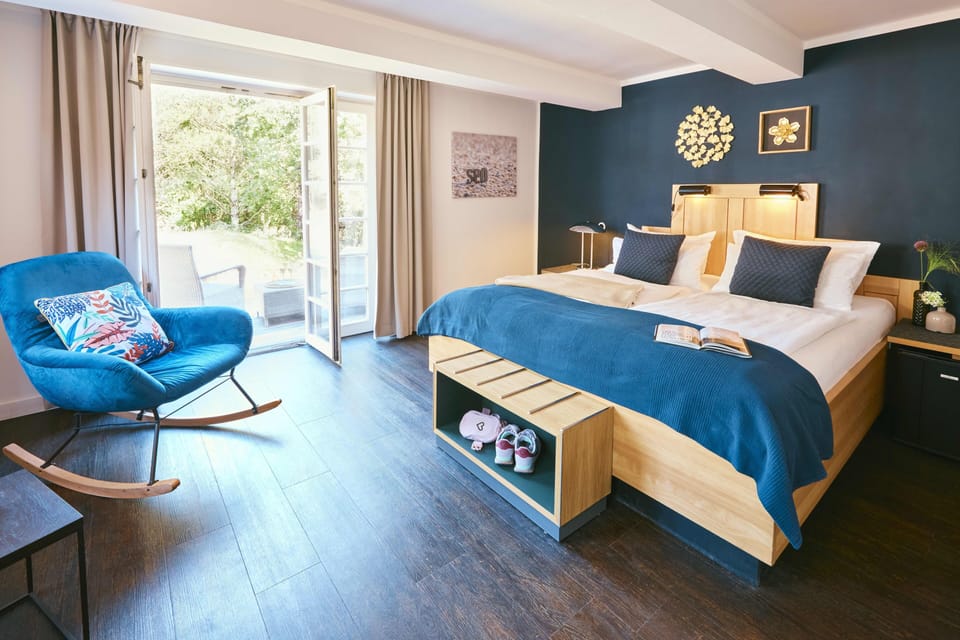 Comfort Double Room, Garden Area | Premium bedding, free WiFi, bed sheets
