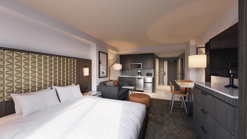In-room safe, desk, blackout drapes, iron/ironing board