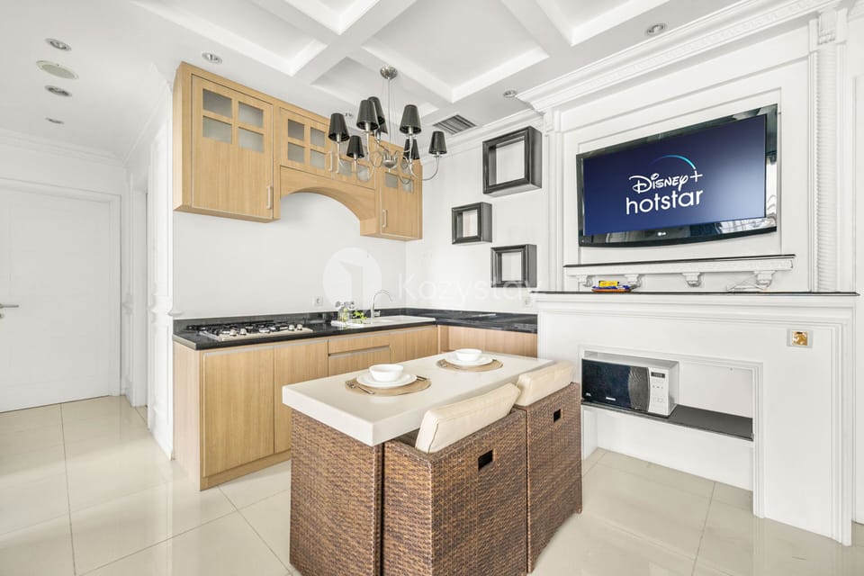 Apartment, 2 Bedrooms, Non Smoking, City View | Private kitchen | Fridge, microwave, rice cooker, cleaning supplies