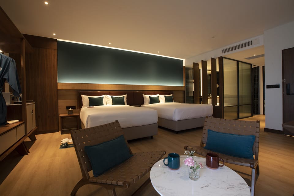Premium bedding, minibar, in-room safe, desk