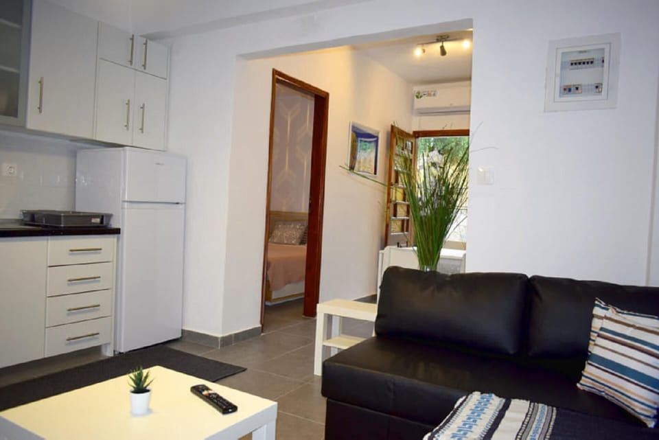 Apartment | Living room | 30-inch TV with cable channels