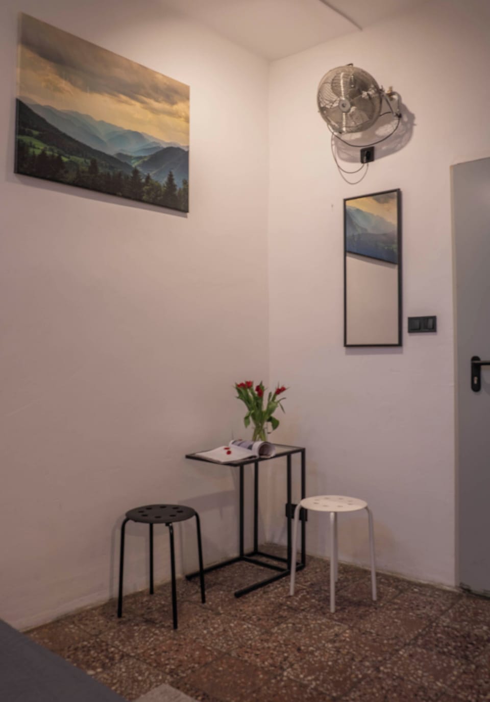 Basic Double Room | Desk, laptop workspace, iron/ironing board, bed sheets