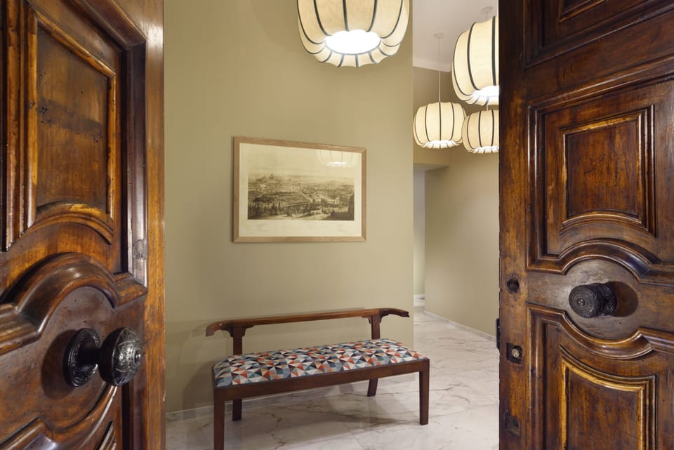 Interior entrance