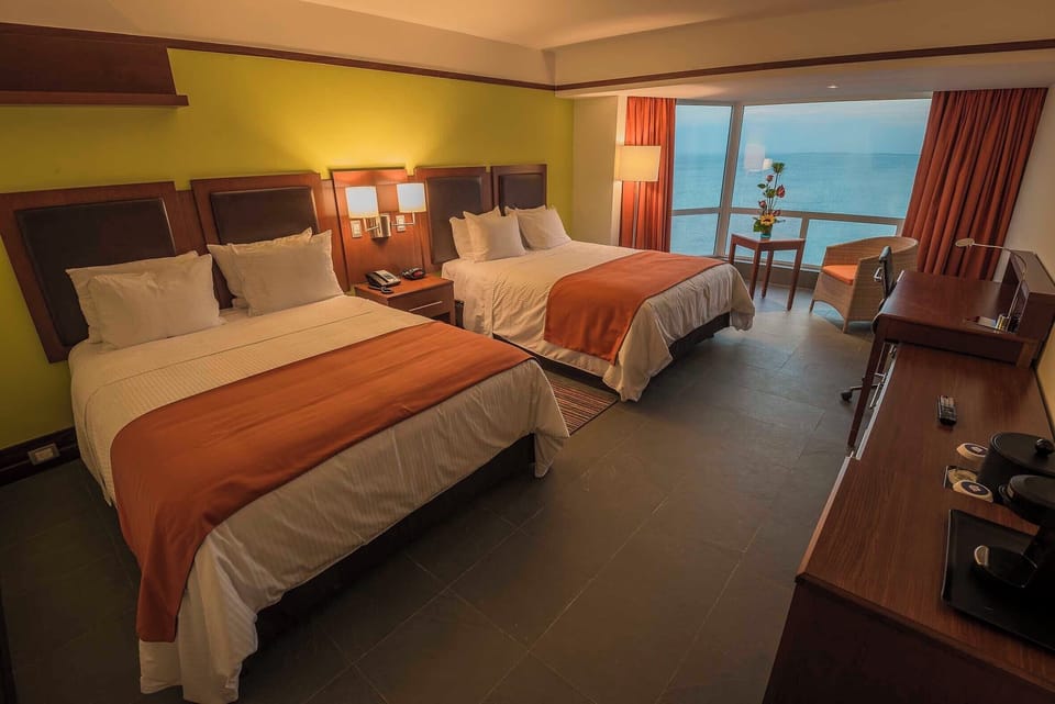 Superior Triple Room, Lagoon View | Premium bedding, down comforters, Select Comfort beds, minibar