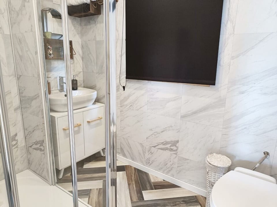 Comfort Mobile Home, Garden View (des Dinots) | Bathroom