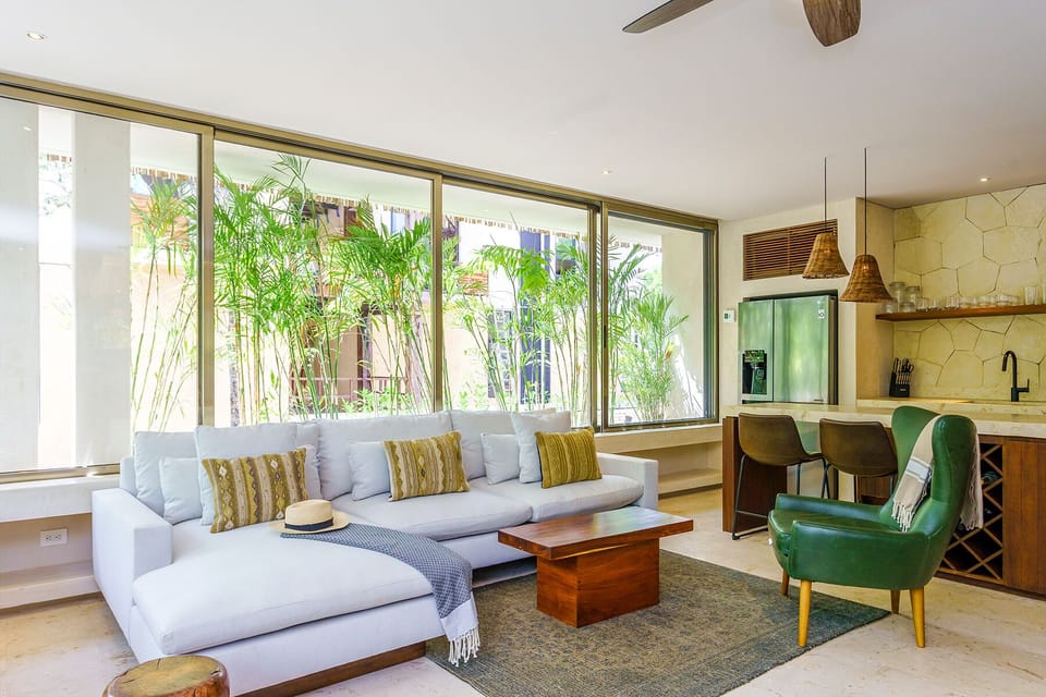 Design Apartment, 2 Bedrooms, Private Pool | Living area