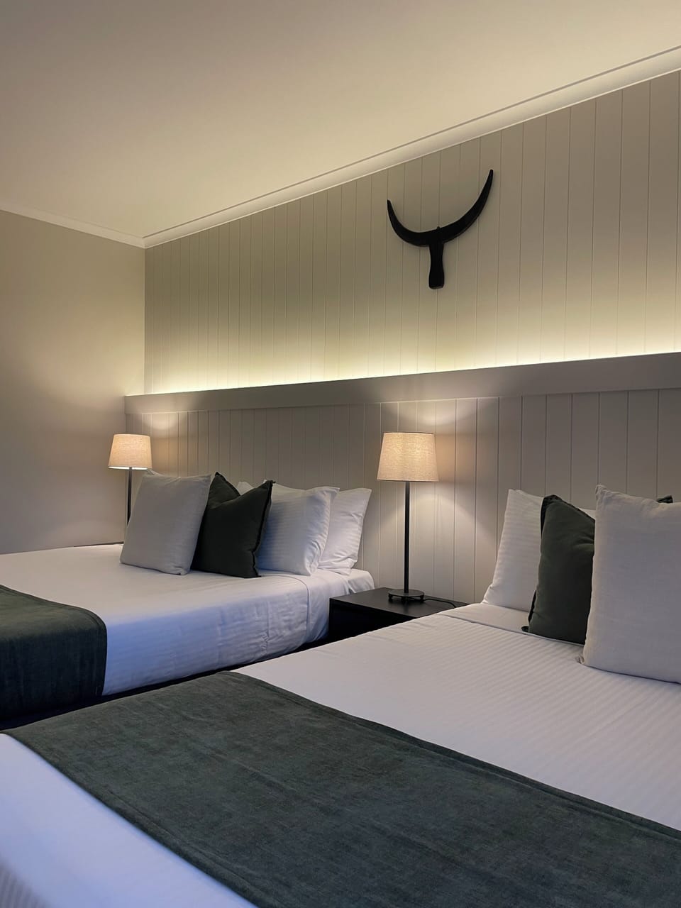 Twin Premium Room | Pillowtop beds, desk, laptop workspace, blackout drapes