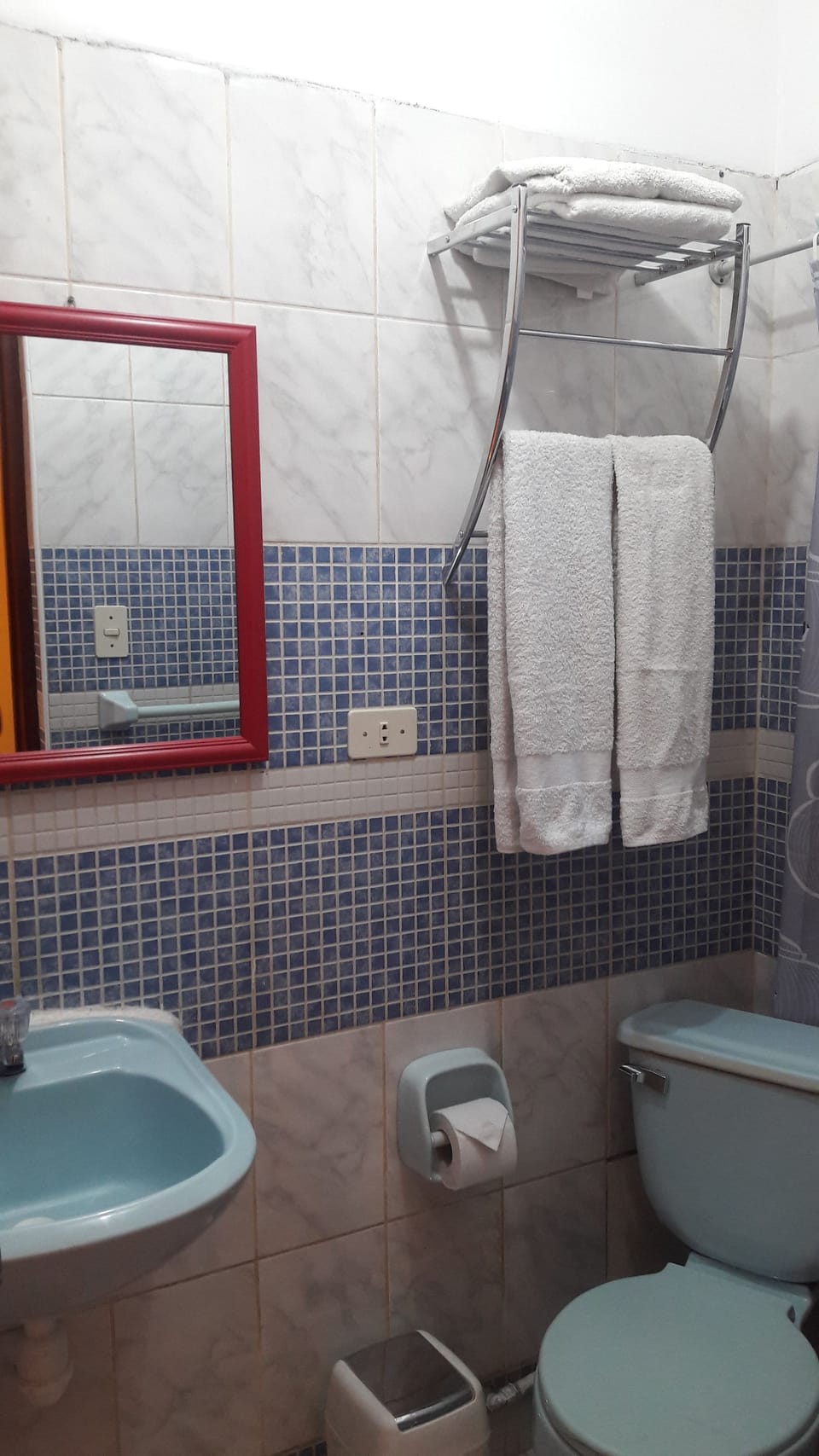 Panoramic Double Room, 1 King Bed, Private Bathroom, Mountain View | Bathroom | Shower, designer toiletries, towels