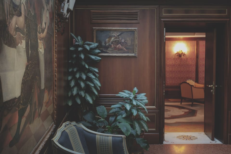 Lobby sitting area