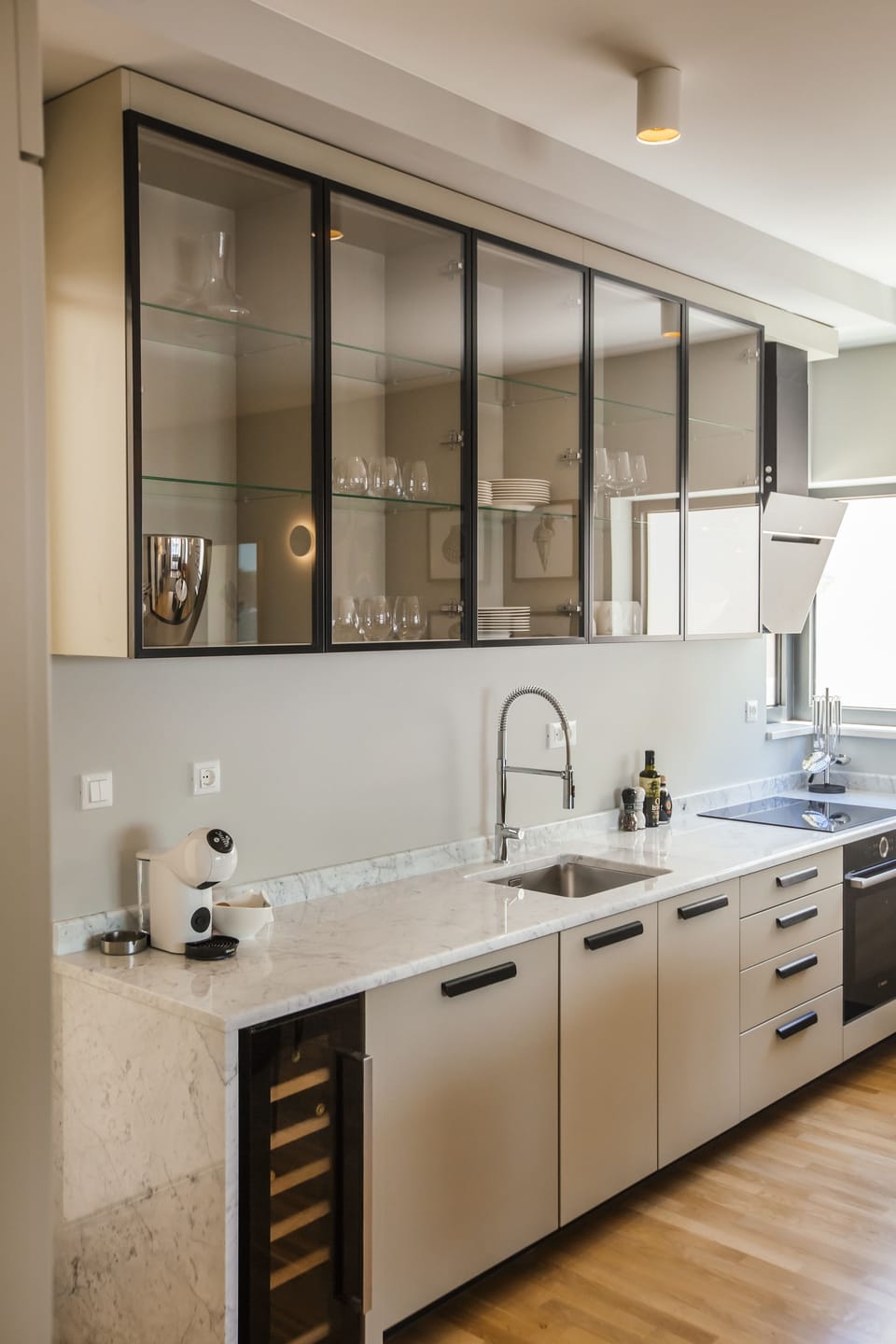 Junior Apartment, Balcony, Sea View | Private kitchen