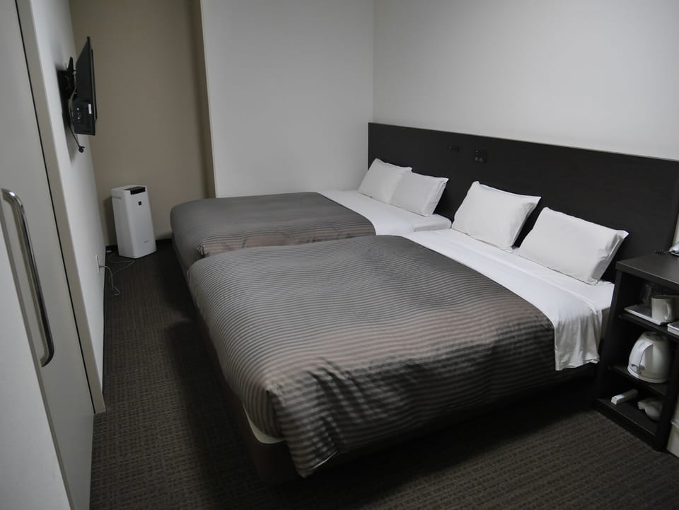 Superior Twin Room, 2 Double Beds, Non Smoking, City View | Down comforters, desk, free WiFi, bed sheets