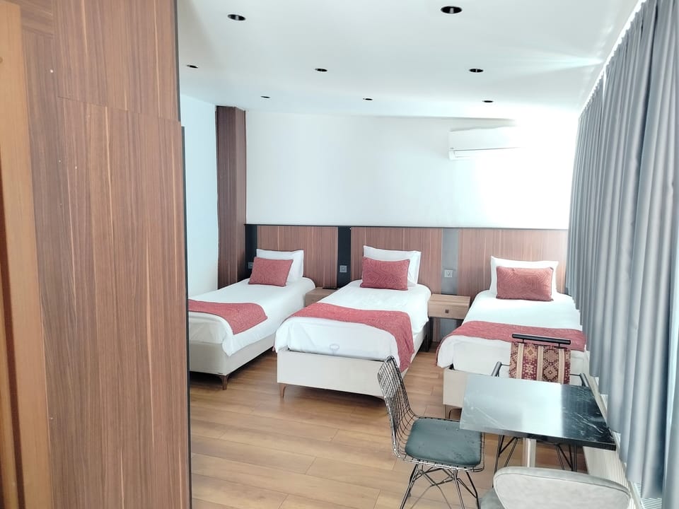 Economy Triple Room | Egyptian cotton sheets, premium bedding, memory foam beds, minibar