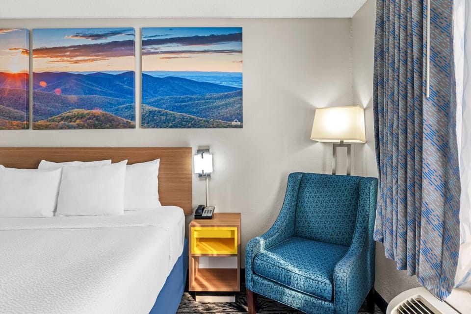 Room, 1 King Bed, Accessible, Non Smoking | Desk, blackout drapes, soundproofing, iron/ironing board