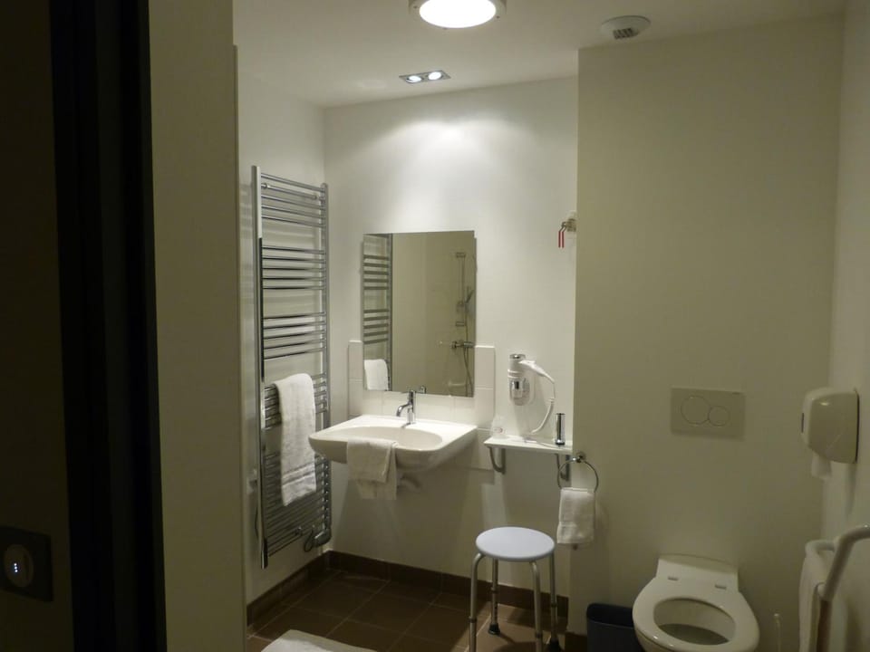 Free toiletries, hair dryer, towels