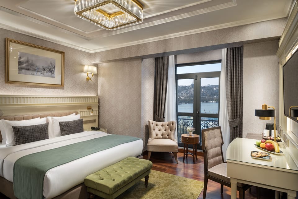 Premium bedding, memory foam beds, minibar, in-room safe
