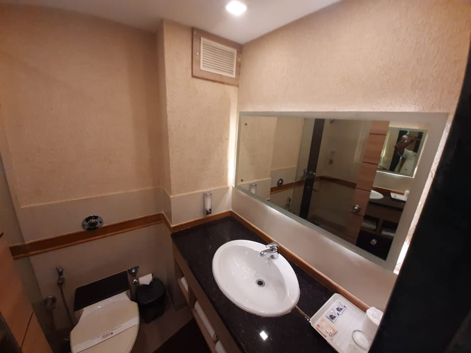 Double Room | Bathroom | Shower, free toiletries, towels