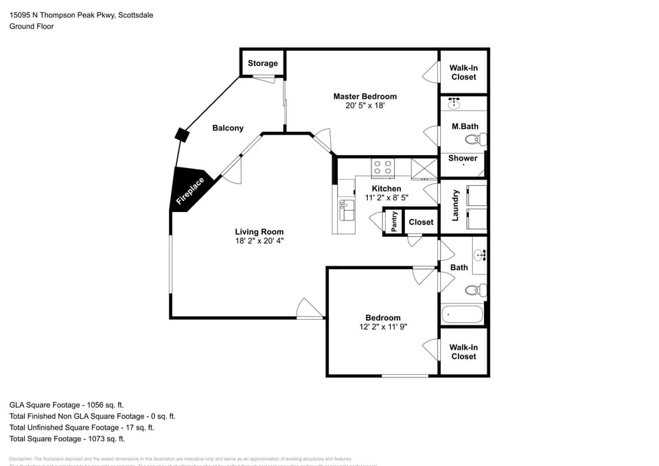 Condo, 2 Bedrooms | Floor plan