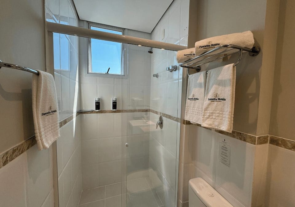 Deluxe Double or Twin Room | Bathroom | Shower, hair dryer, towels, soap