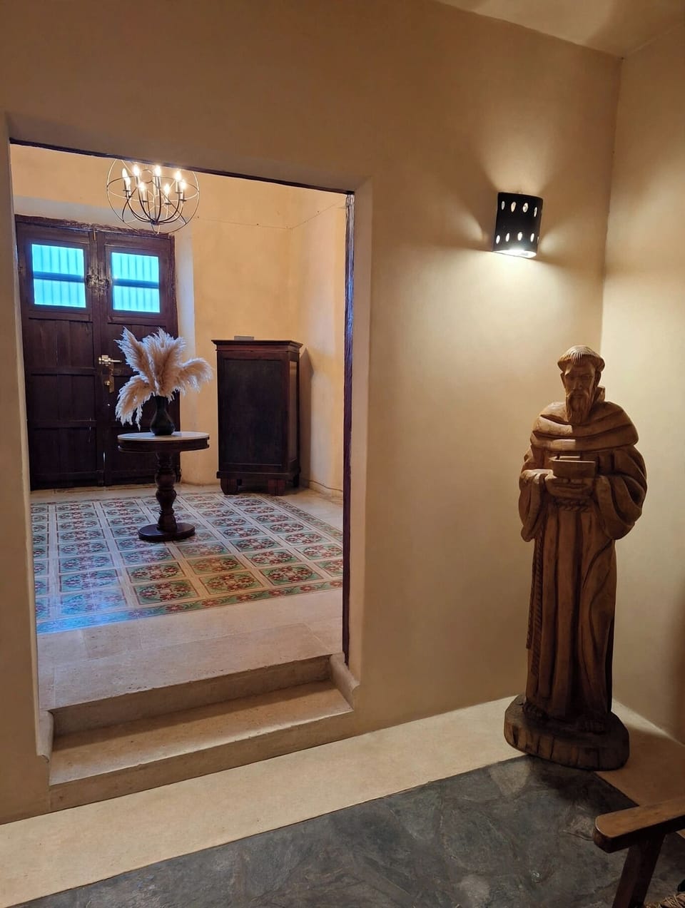 Interior entrance