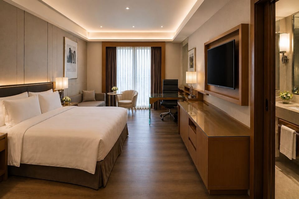 Superior Room, 1 Double Bed | Down comforters, in-room safe, blackout drapes, soundproofing