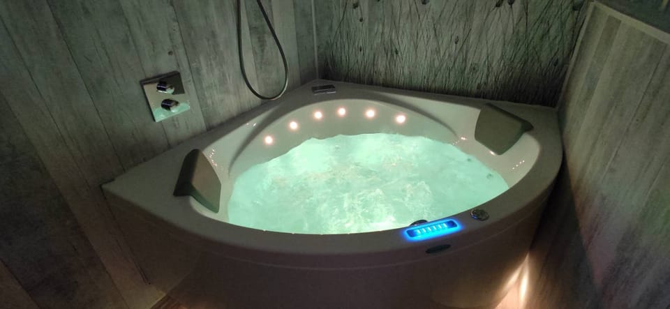 Honeymoon Room | Bathroom | Free toiletries, hair dryer, towels, soap