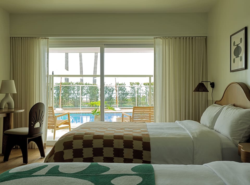 Room, 2 Queen Beds (Pool Level) | Premium bedding, down comforters, pillowtop beds, minibar