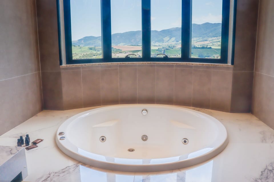 Apartamento Presidencial | Bathroom | Free toiletries, hair dryer, towels, soap