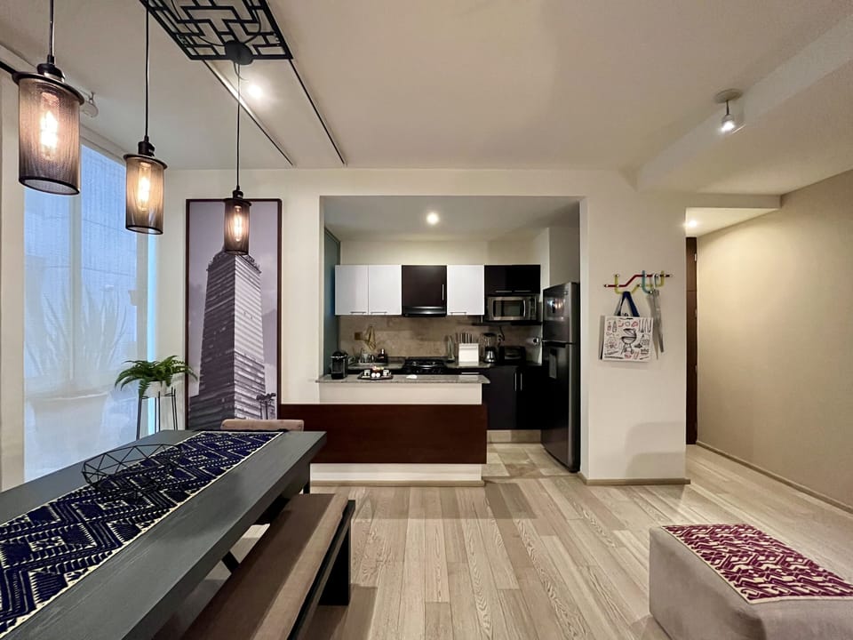City Apartment | Living area | 50-inch Smart TV with digital channels, TV, Netflix