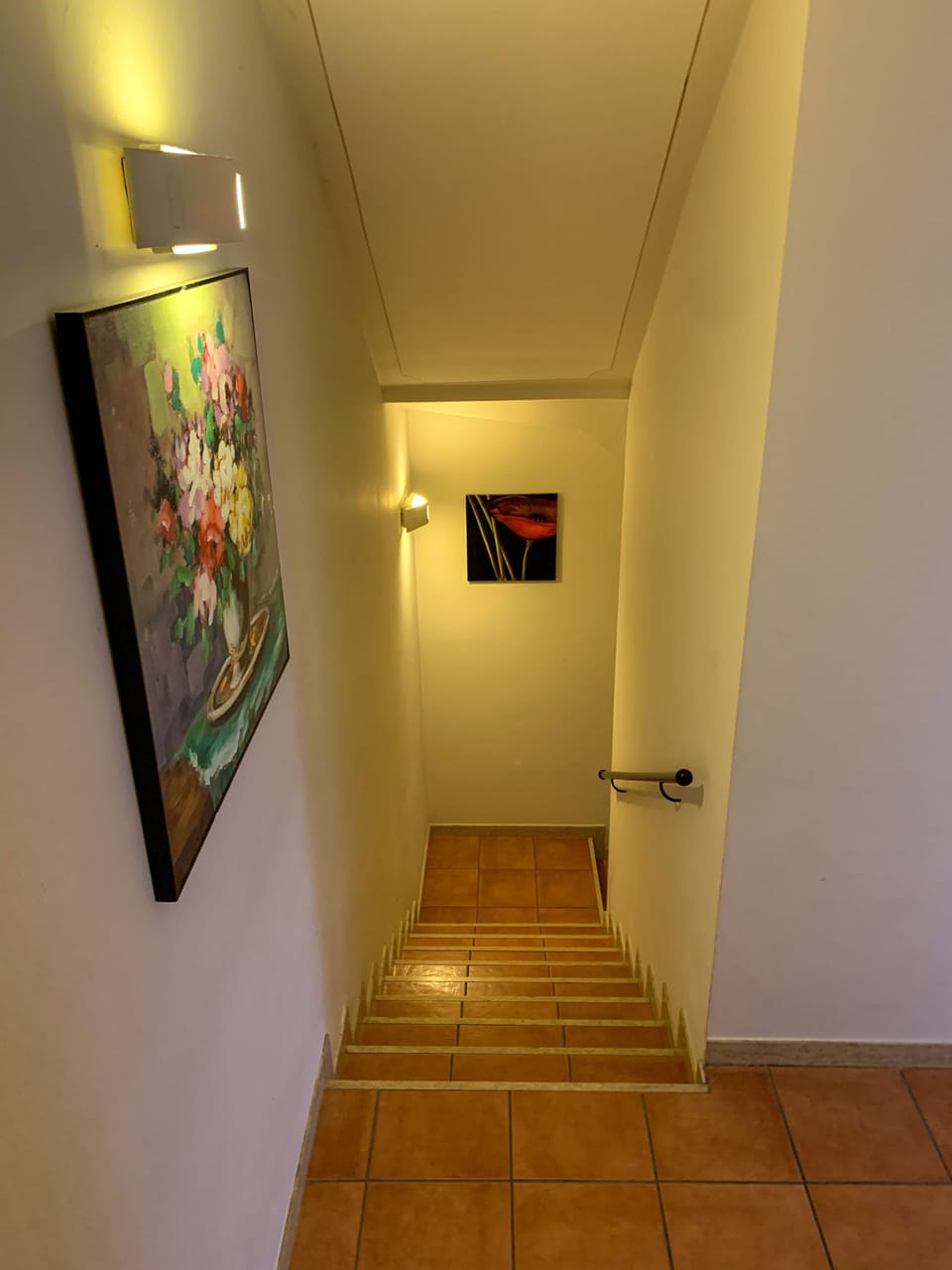 Handrails in stairways
